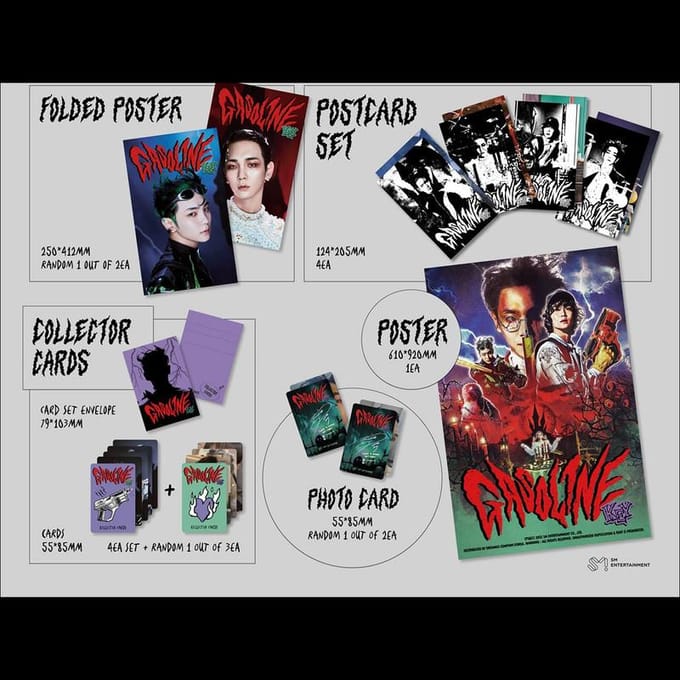 SLEUTEL (SHINee) - Benzine (Slappe Versie) Floppy Ver. red