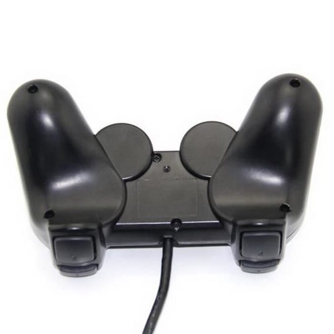 Manette - Doubleshock 2 - PS2 - Noir - Compatible - Vibrante zwart