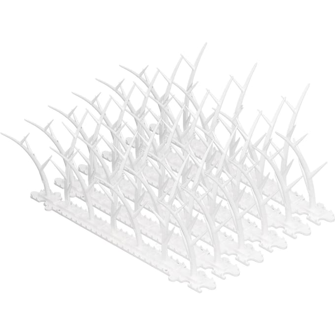 30cm Vogelafschrikpinnen Plastic Vogelafweerpinnen voor Hek Dak Brievenbus Raam white