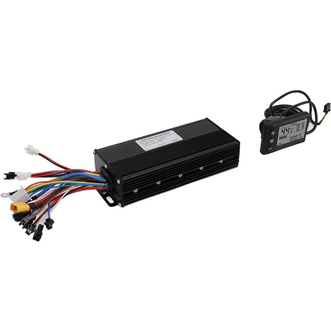 40A 3 Modi Sinusgolf Controller S866 Display Elektrische Fiets Ombouwset voor 36V 48V 52V 1500W black