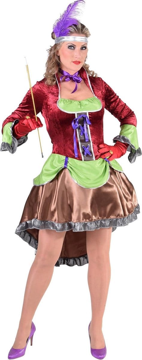 Steampunk 'burlesque' kostuum vrouw - Maat M