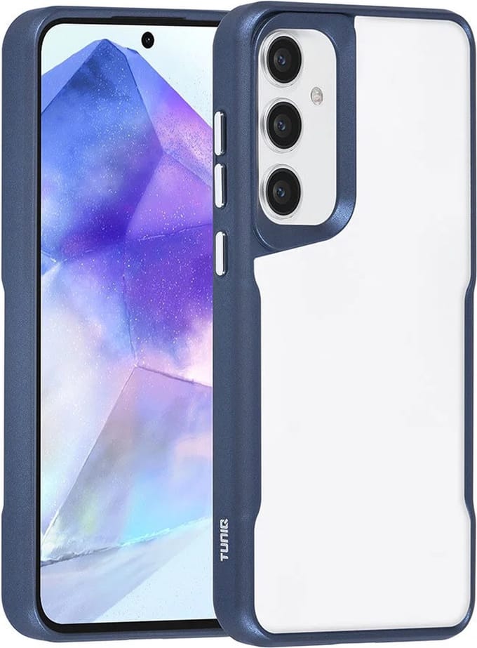 Combat-X Hoesje Geschikt voor: Samsung Galaxy A55 - Backcover - Blauw