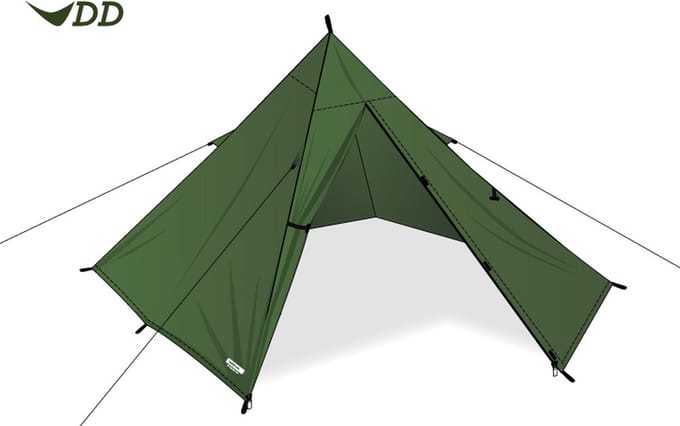 Dd Superlight Xl Pyramid Tent - Groen - 2 Persoons