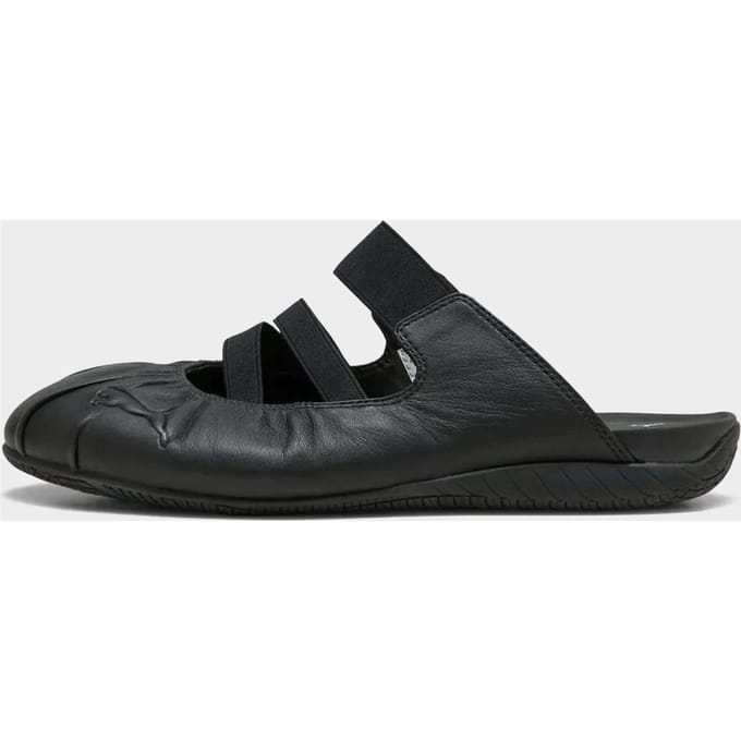 Puma Speedcat Slippers en Sandalen Dames - Zwart - Maat 40.5 - Suède