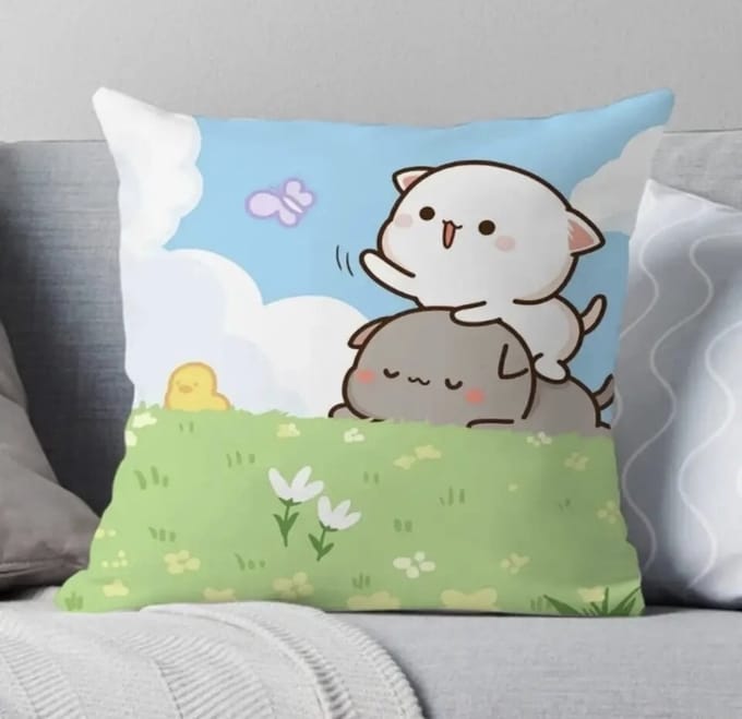 Velvet Cuddle Cats Collection kussenhoes - 45x45 cm