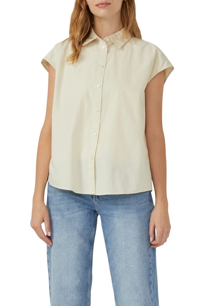s.Oliver  Blouses Beige Größe: 46 | Business hemden Outlet | Damen | Braun