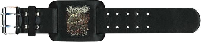 Aborted - Goremagedon - Leren Polsband