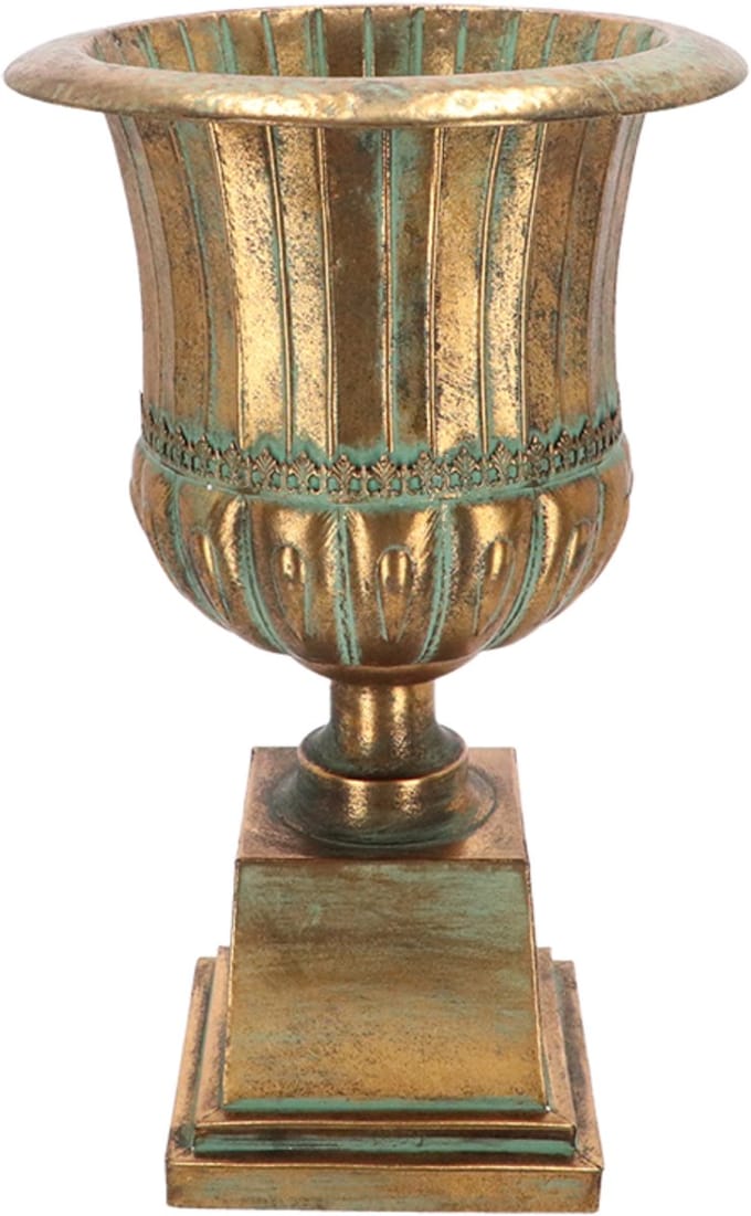 Esschert Design Aged Metal Franse Vaas - 65 CM
