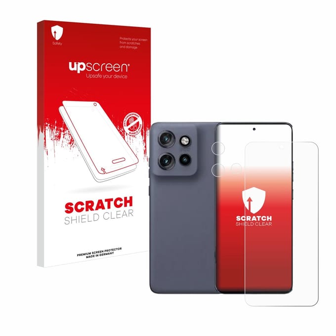 upscreen - Screenprotector voor Motorola Edge 50 Neo (Voor+Camera) - Folie Beschermfolie transparant