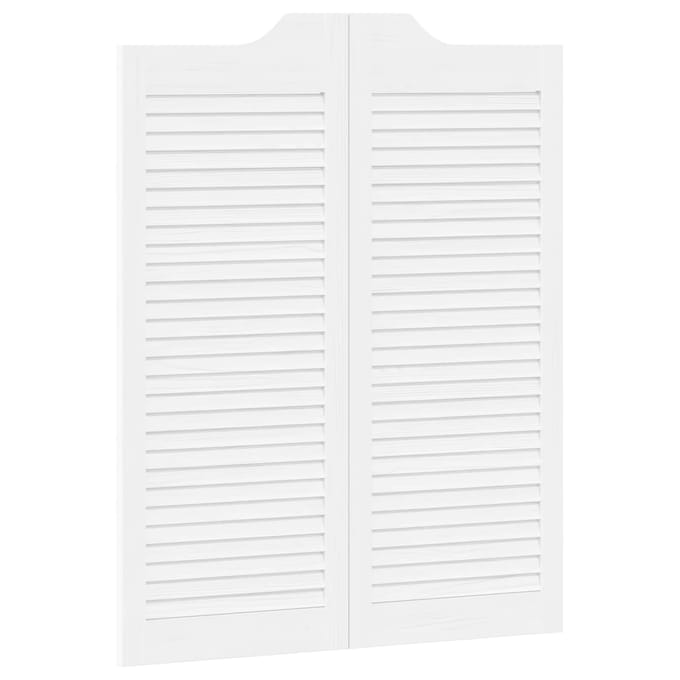 vidaXL - Schuifdeuren - 100 - x - 40 - cm - Massief - grenenhout - Wit