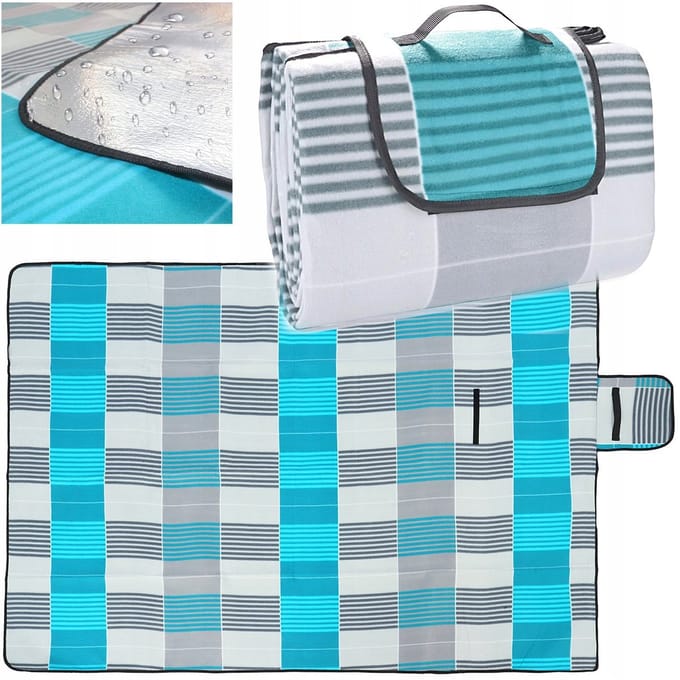 BK Serie - Picknickkleed - 200x200 cm - Geïsoleerd - Geometrisch Patroon