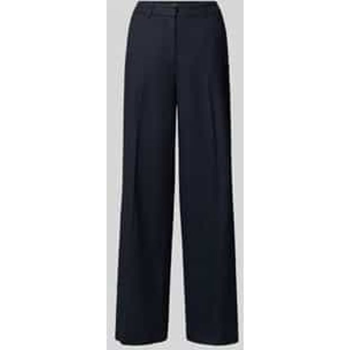 Broek van Linnenmix met Persplooien Model 'MIRA'