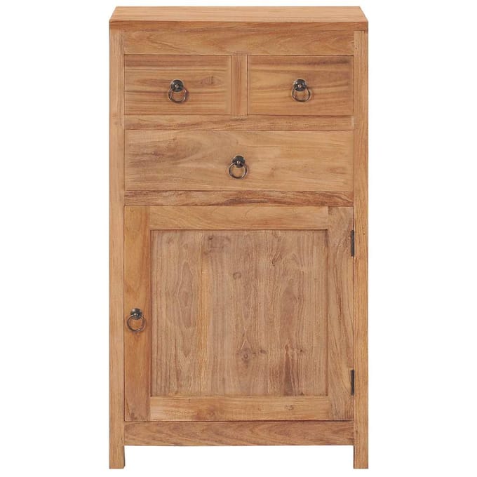 vidaXL - Dressoir - 50x30x90 - cm - massief - teakhout