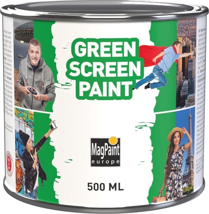 MagPaint - Greenscreen Verf - Groen - 500ml (5m²)