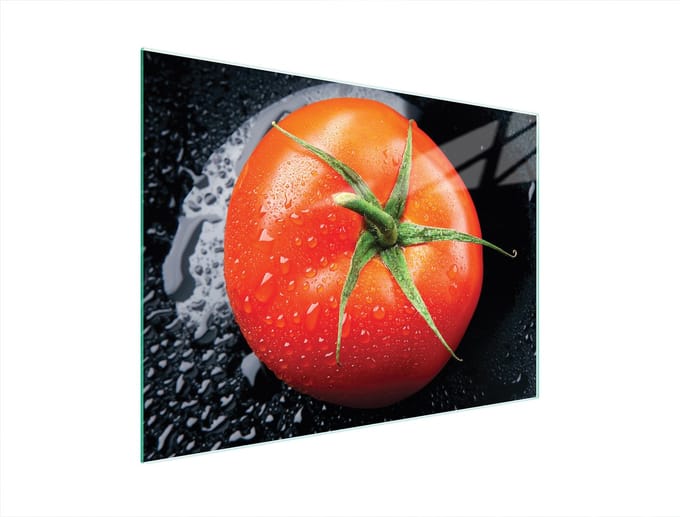 TMK ArtDeko Serie - Snijplank van Glas - 40x30 cm - Hittebestendig - Antislip Noppen