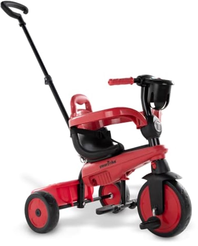 3-in-1 Multifunctionele Driewieler voor Peuters - Aanpasbare Driewieler in Rood