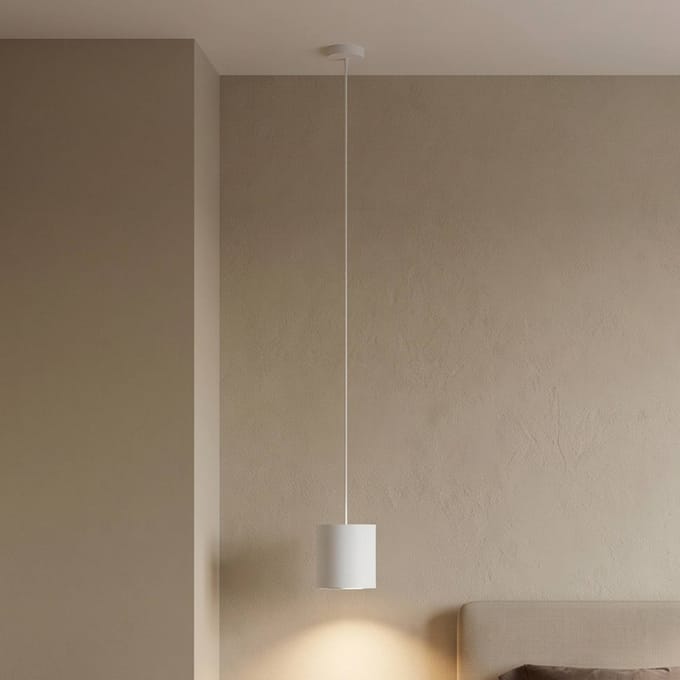 Nowodvorski Lighting Hanglamp Point Duo, wit, staal, Ø 13 cm, GU10