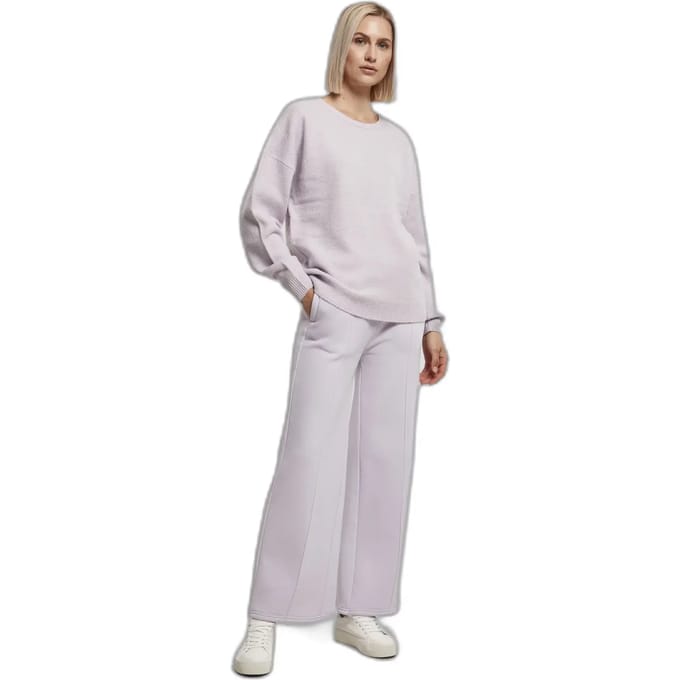 Urban Classics - Chunky Fluffy Sweater/trui - S - Paars