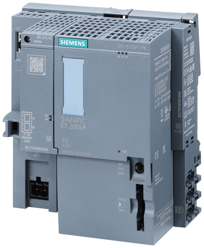 Siemens Simatic Et 200Sp Cpu 1510Sp-1 Pn Controller - 6Es75101Dk030Ab0