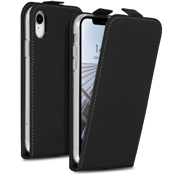 Accezz Hoesje - Geschikt voor Apple iPhone XR - Flipcase - Zwart