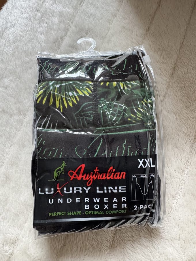 2 stuks Australian Boxershort - Jungle - S