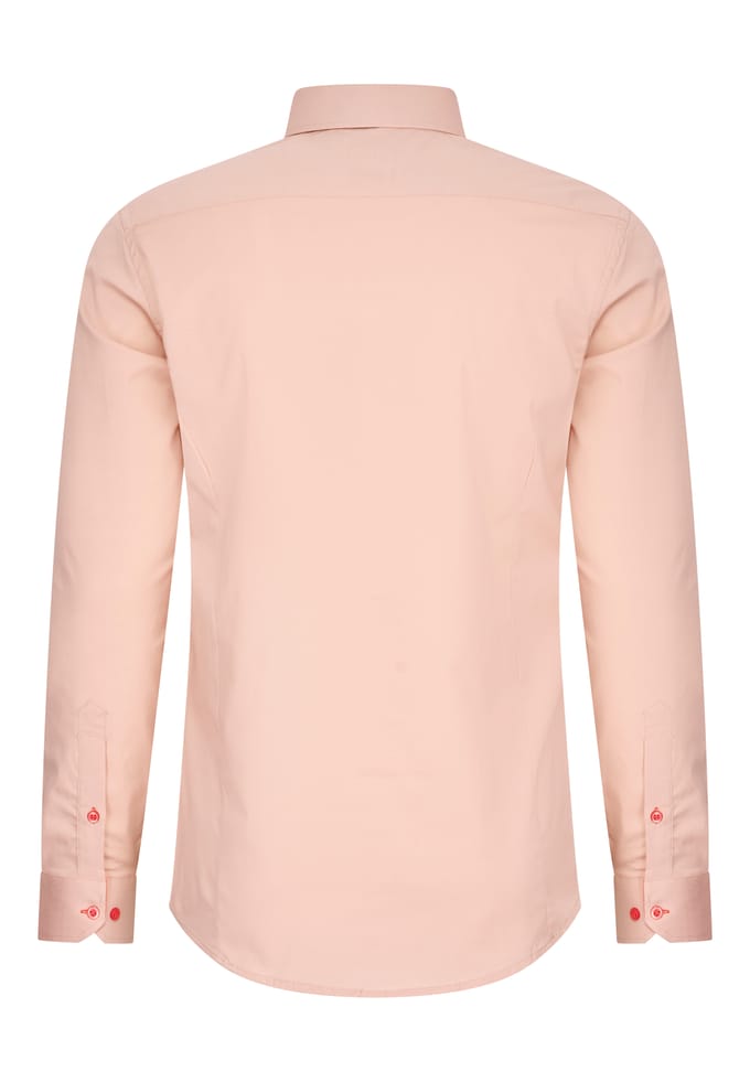 Pastelkleurig overhemd S - 6XL Slim Fit Katoenen stretch