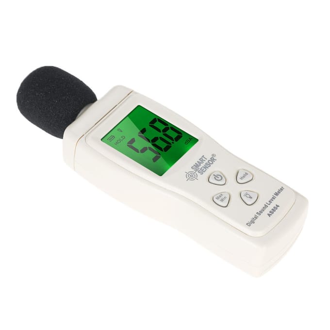 SMART SENSOR Mini Digitale Geluidsniveaumeter LCD Geluidsmeter 30~130 dBA