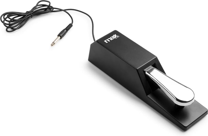 MAX sustainpedaal keyboard en piano - Zwart