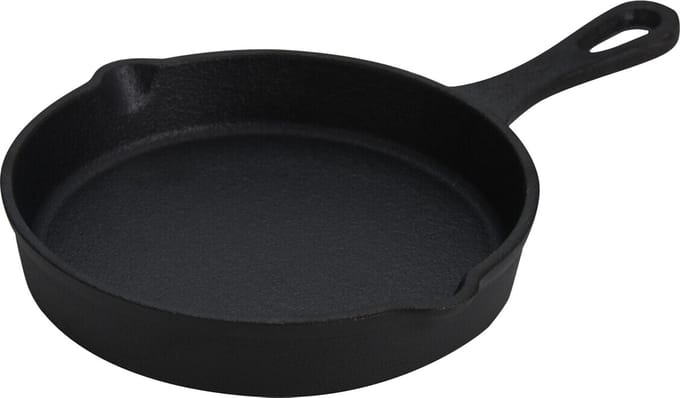 Serveerpannetje - gietijzer - rond - pan - tapas pannetje - bbq accesoires