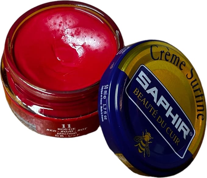 Saphir Creme Surfine (schoenpoets) Rood