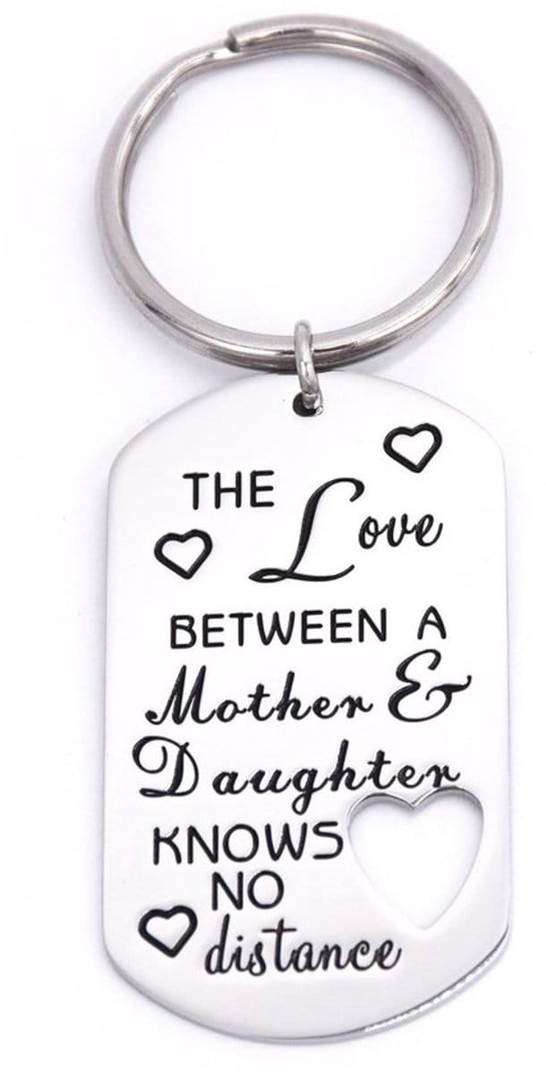 Unieke sleutelhanger moeder en dochter,-shopcentrale design