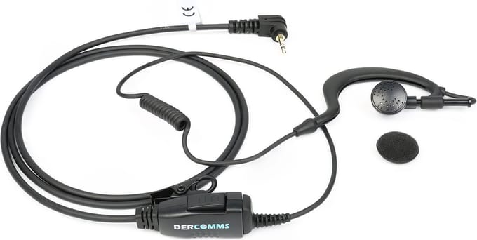DerComms® Security oorje voor Motorola Talkabout portofoons TLKR