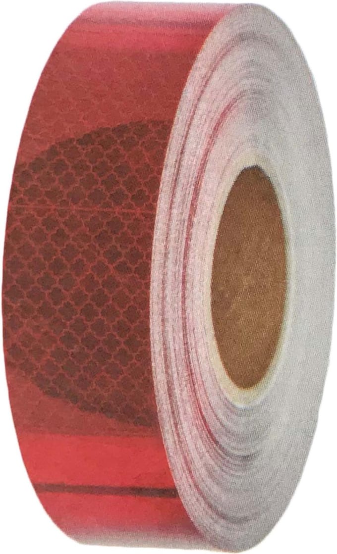 Reflectie tape - ROOD - 1 meter - Aanhangwagen - Aanhanger - reflectietape