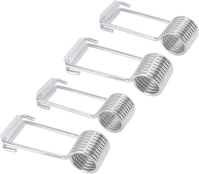 4x Automatisch Sluitende Deurdranger Zilver Roestvrij Staal
