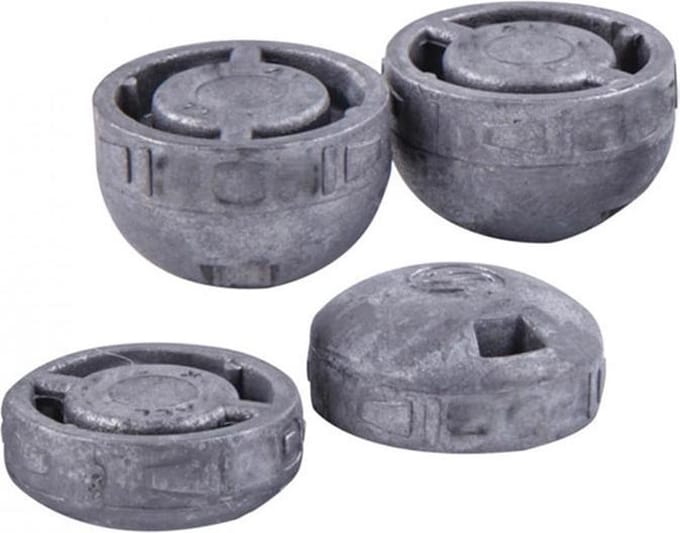 Guru Window Feeder Weights - Large - Weight Pack Light - 30g + 40g - Grijs