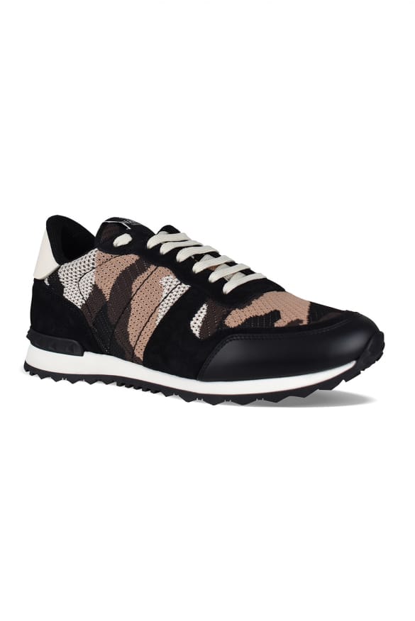Valentino Garavani Rockrunner-sneakers zwart