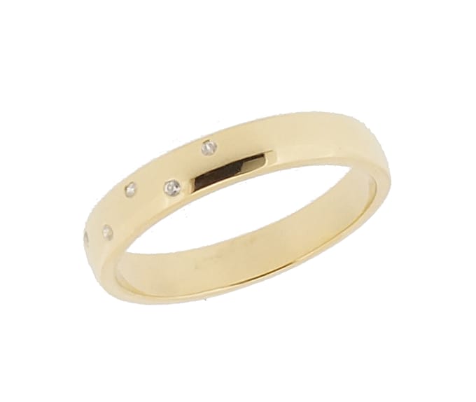 Orphelia Dames 925 Sterling Zilveren Ring - Goud ZR-7130/G