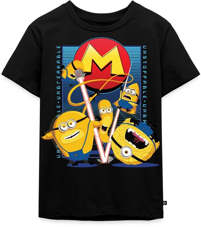 Minions Mega Minions Met Superkrachten Premium T Shirt Kinderen