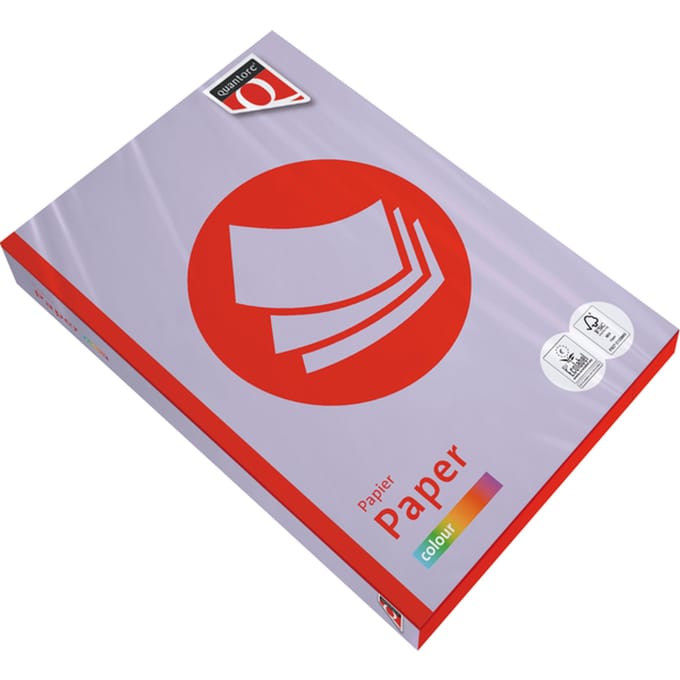 Kopieerpapier Quantore Colour A4 80gr lila 500 vel
