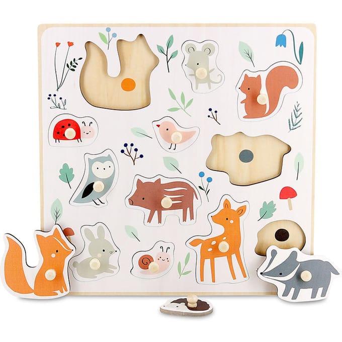 VILAC puzzel bosdieren Sarah Betz 18 mnd+
