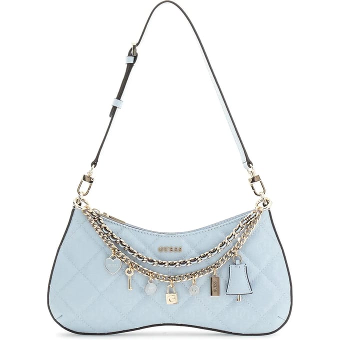 GUESS schoudertas Libby Shoulder Bag Dark Taupe