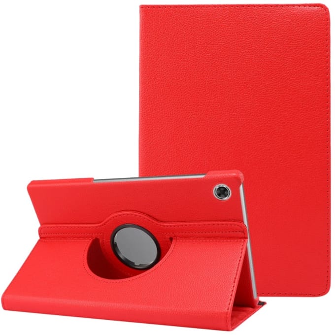 EtuiTab Lenovo Serie - Tablethoes - 360 Rotatie - Rood - Kunstleer
