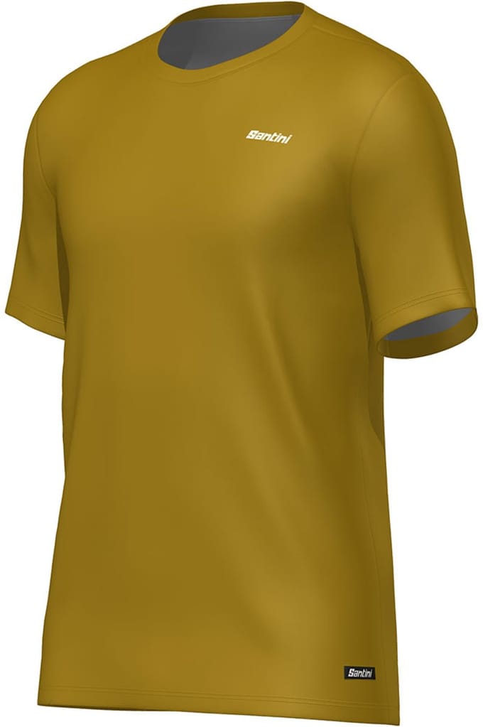 Santini Stream T-shirt Met Korte Mouwen Groen XL Man