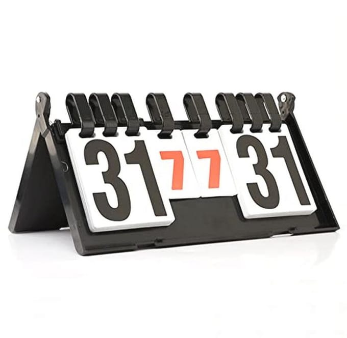 Draagbaar Digitale Scorebord Flipper voor Sport Wedstrijden en Competities
