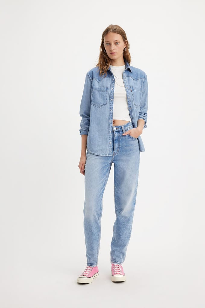 Levi's 80s Mom Jeans Med Indigo Größe: W23L32 | Jeans Outlet | Damen | Blau