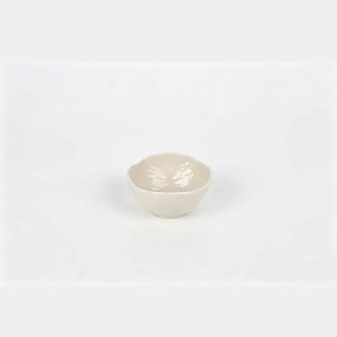 Bavary Cermico Serveerschaal - 6 stuks - 9 cm - Beige