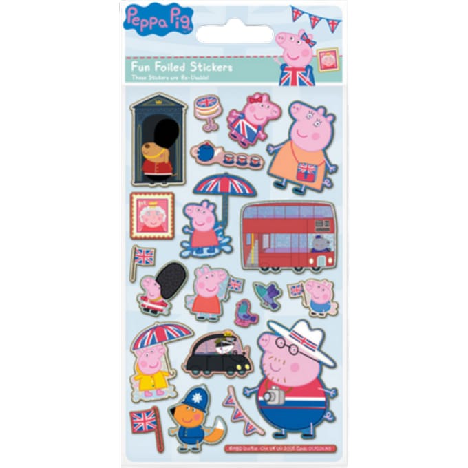 Peppa Pig herbruikbare stickers 3+ - kerstcadeau