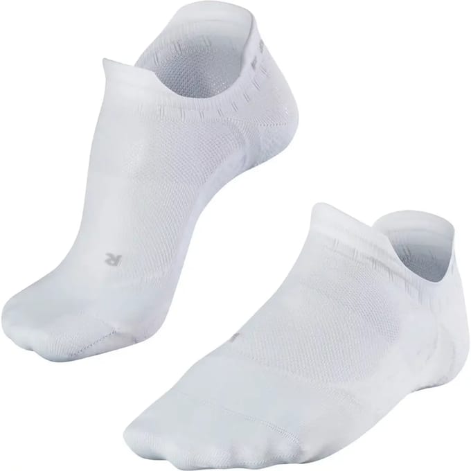 FALKE GO5 Invisible anti-blaar katoen functioneel materiaal golfsokken heren wit - maat 44-45