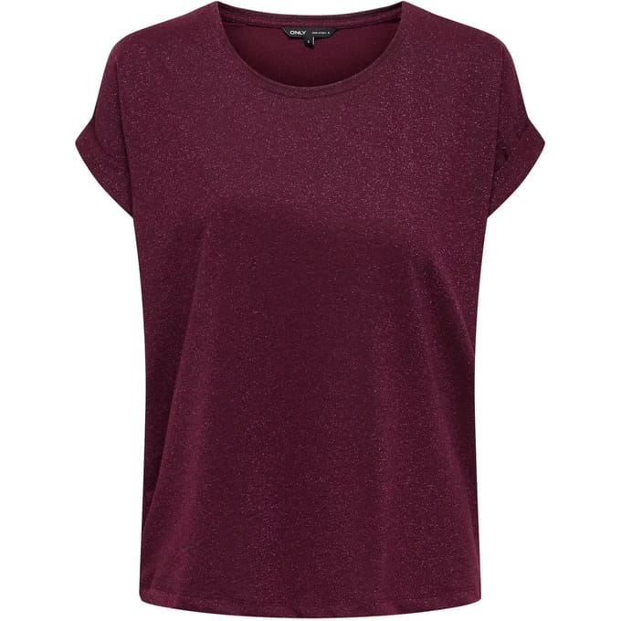 Dames-T-shirt Only Moster Glitter