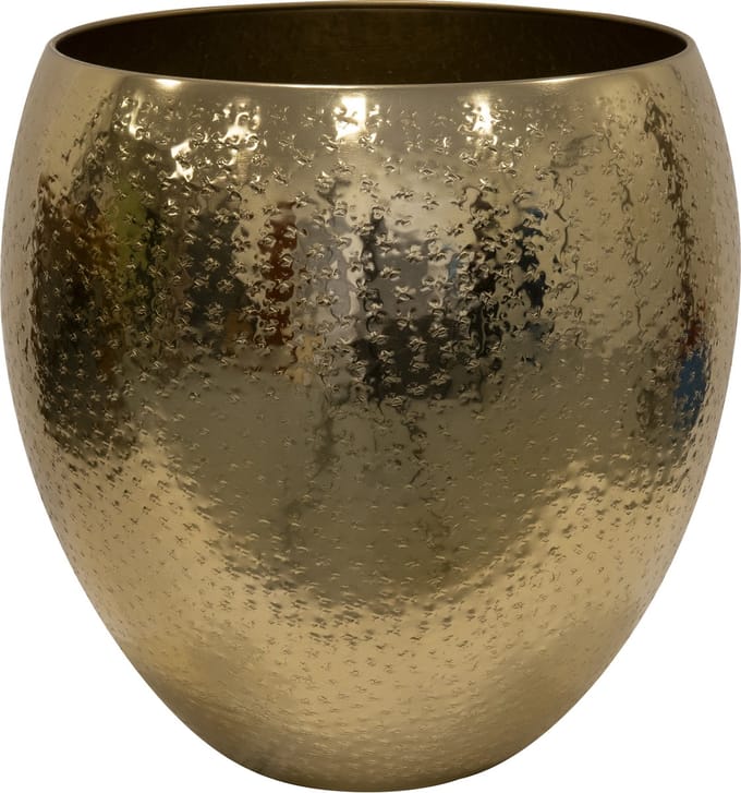 Ter Steege Bloempot Selena Metaal Goud D 31 cm H 30 cm